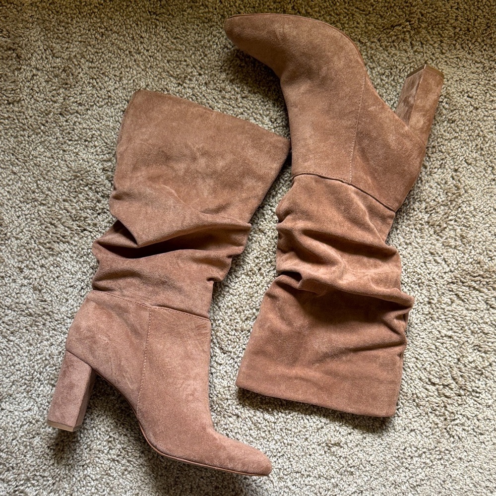 Slouchy Heeled Boots